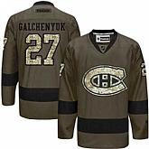 Glued Montreal Canadiens #27 Alex Galchenyuk Green Salute to Service NHL Jersey,baseball caps,new era cap wholesale,wholesale hats